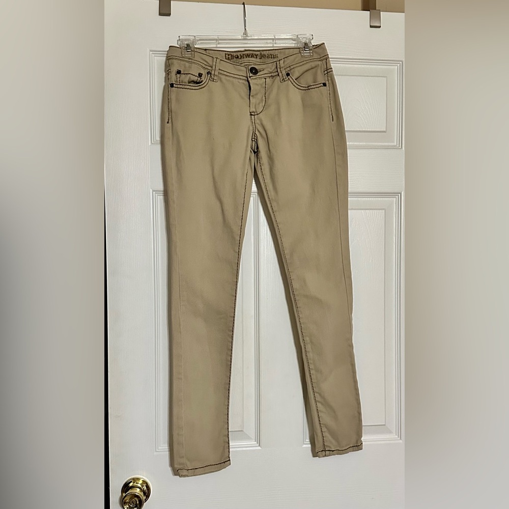 Highway Jeans Women's Skinny Jeans in Tan